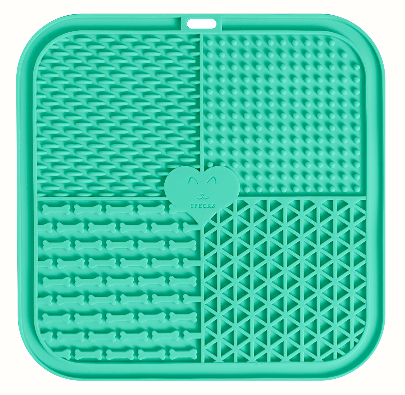 Specks Hearts & Bones Pet Lick Mat