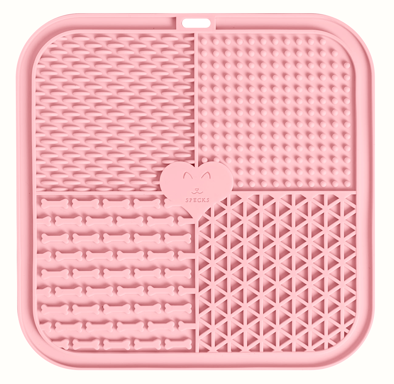 Specks Hearts & Bones Pet Lick Mat